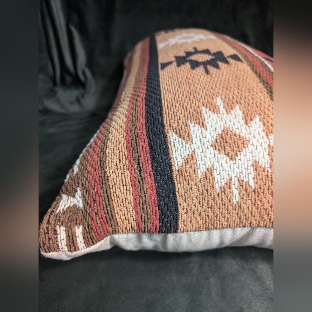 Rectangular Throw Pillow Native American Tribe Pattern Devi Designs Chapman - Picture 10 of 16